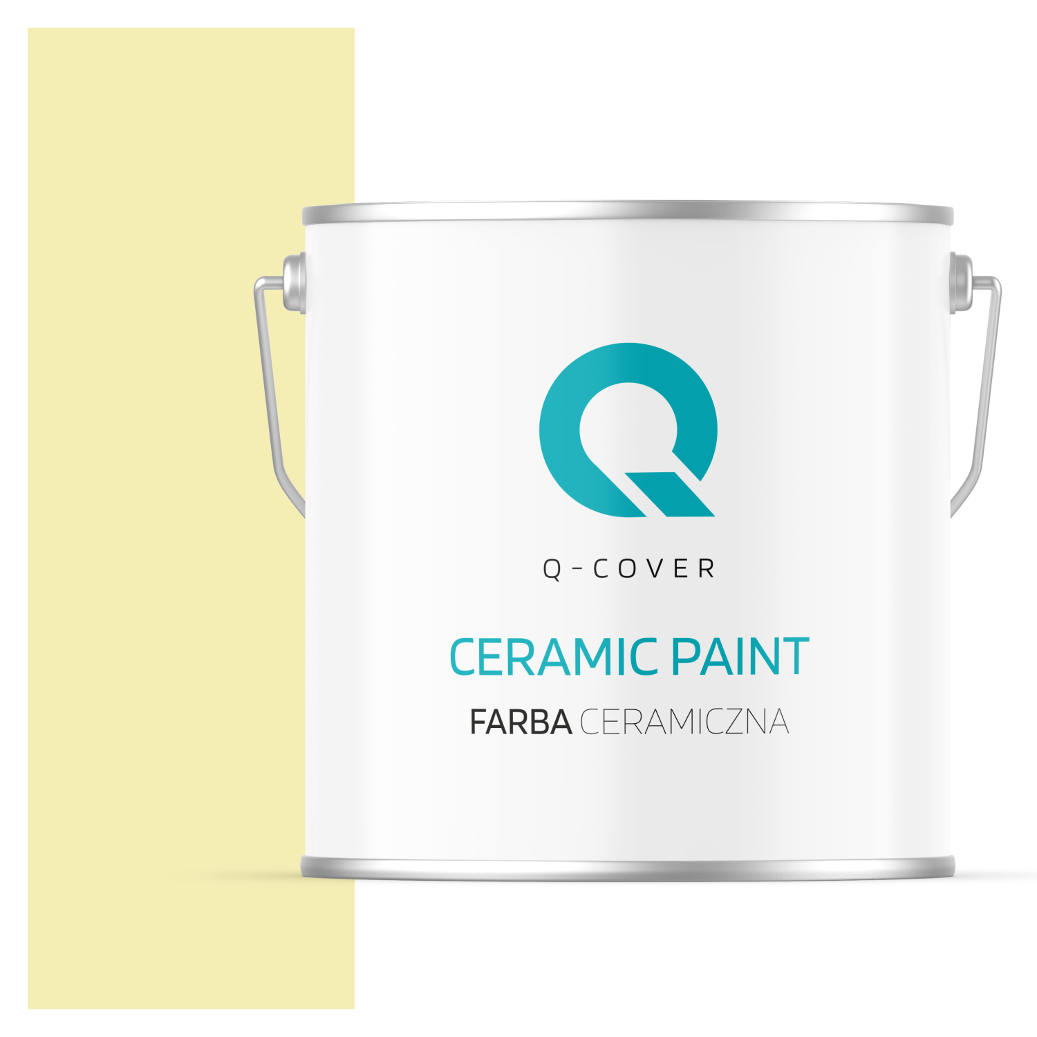 Farba Ceramiczna Do Ścian i Sufitów Q-Cover Słomkowy H7182 Głęboki Mat 5L