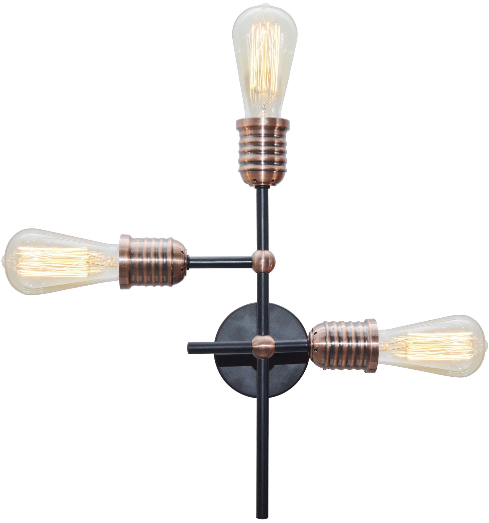 Lampa sufitowa wisząca Kirimu czarna 3xE27x60W wym: 13 x 39 x 25 cm metal Candellux