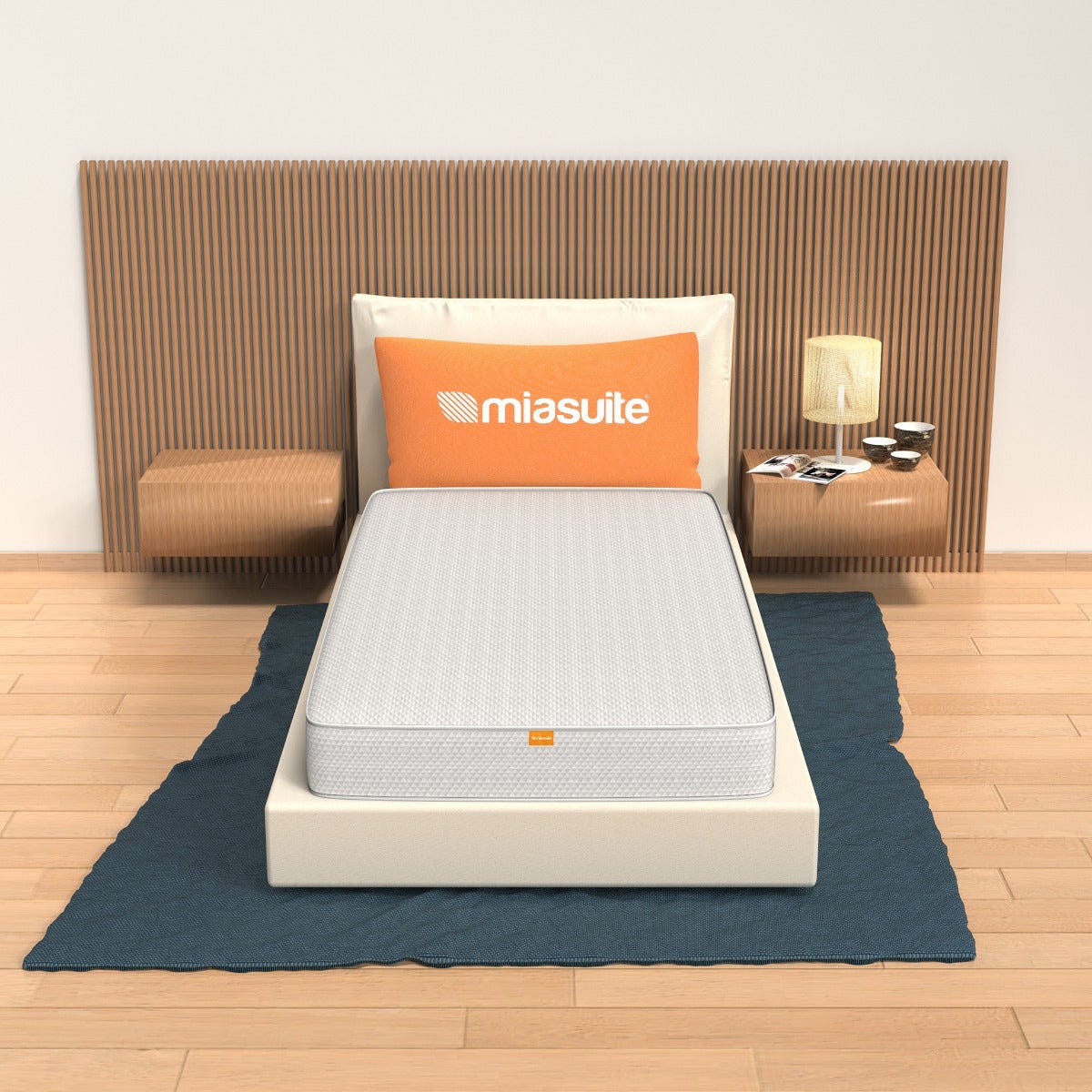 Matelas orthopédique Waterfoam Hauteur 16 cm revêtement coton modèle printemps 90 x 190 cm blanc Matelas orthopédique Waterfoam Hauteur 16 cm revêtement coton modèle printemps 90 x 190 cm blanc