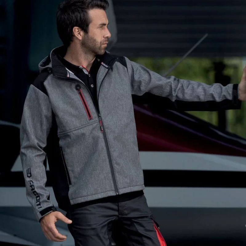 Veste de travail Softshell FACOM TRIAL FXWW2020E bicolore à capuche amovible - 3