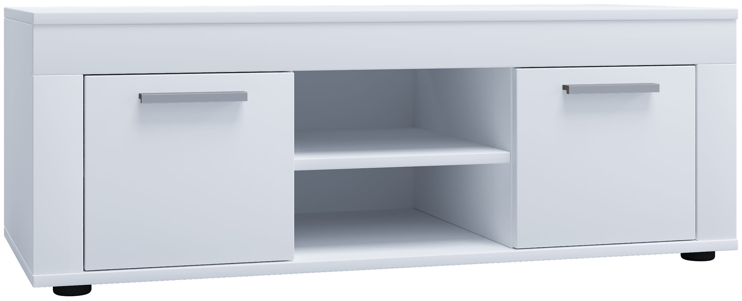 VCM Meble TV Usilo Biały H. 37 x B. 102 x T. 45 cm
