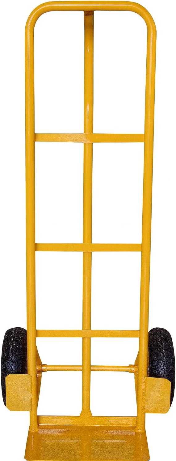 TREPPE Carrinho de carga de 150 kg, carrinho de mão com rodas pneumáticas de 250 x 90 mm para armazém, oficina e mudanças - 6