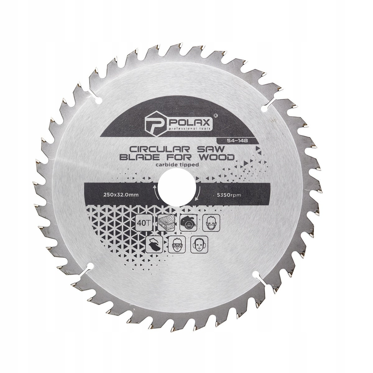 Tarcza piła tarczowa do drewna 250 x 32.0/30.0 40Т Polax