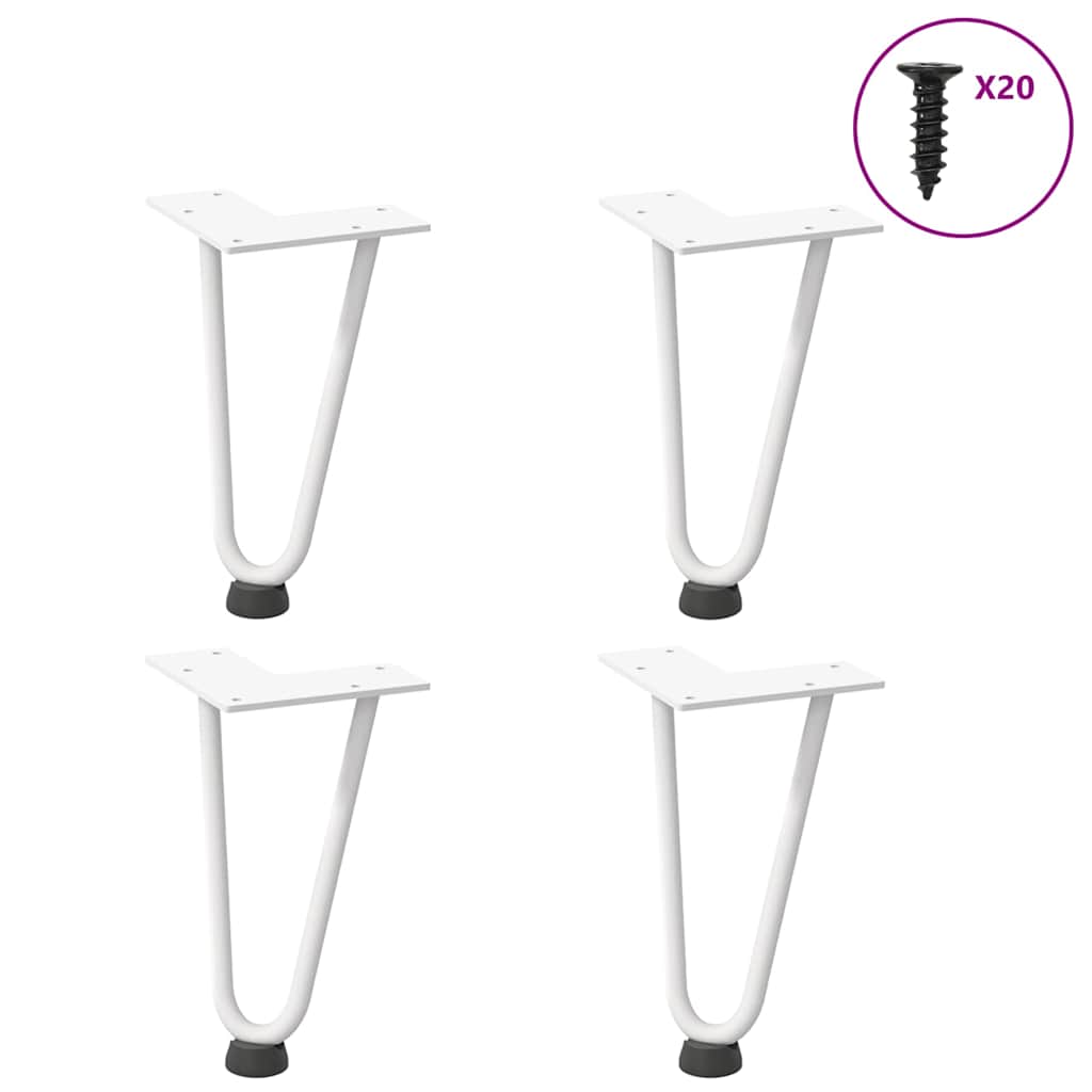 Pieds De Table En Forme D pingle Cheveux 4 Pcs Blanc 20 Cm Leroy string-furniture-string-metal-shelf-78-x-20-cm-high-grey-pre-used