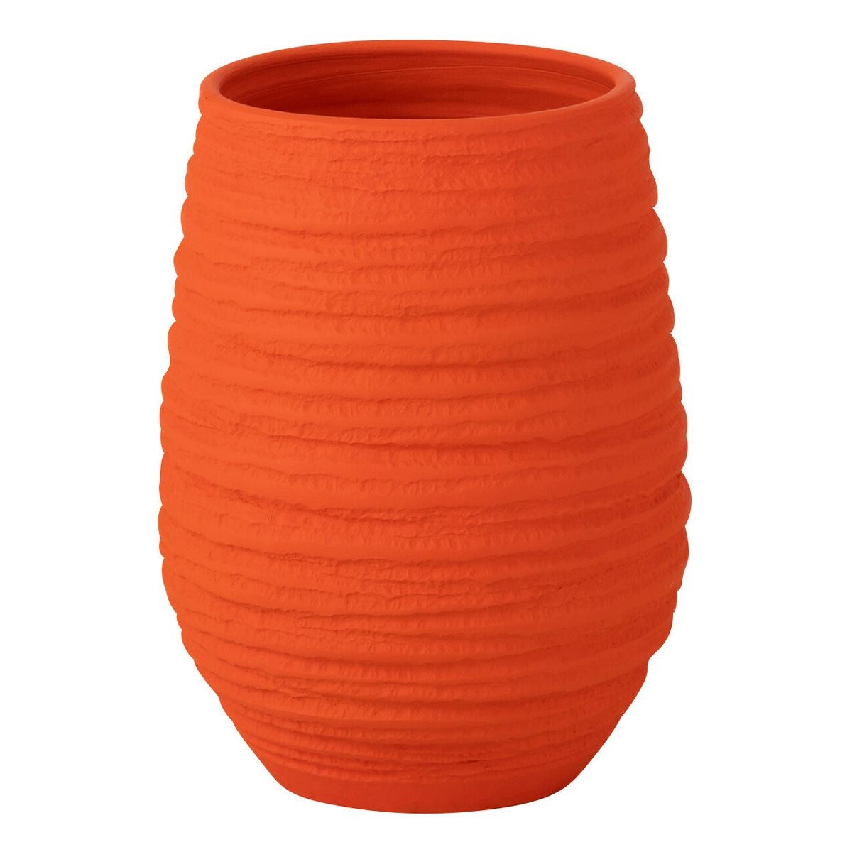Vaso Arancione Rotondo 30 Cm – 10,5 L, Foro Drenaggio, UV Resistente, Interno/esterno - 5