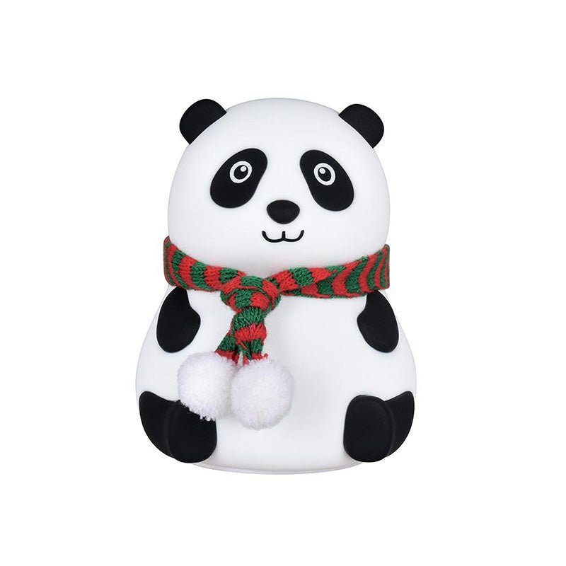 Luz nocturna táctil panda de silicona (con cable usb) - silumen