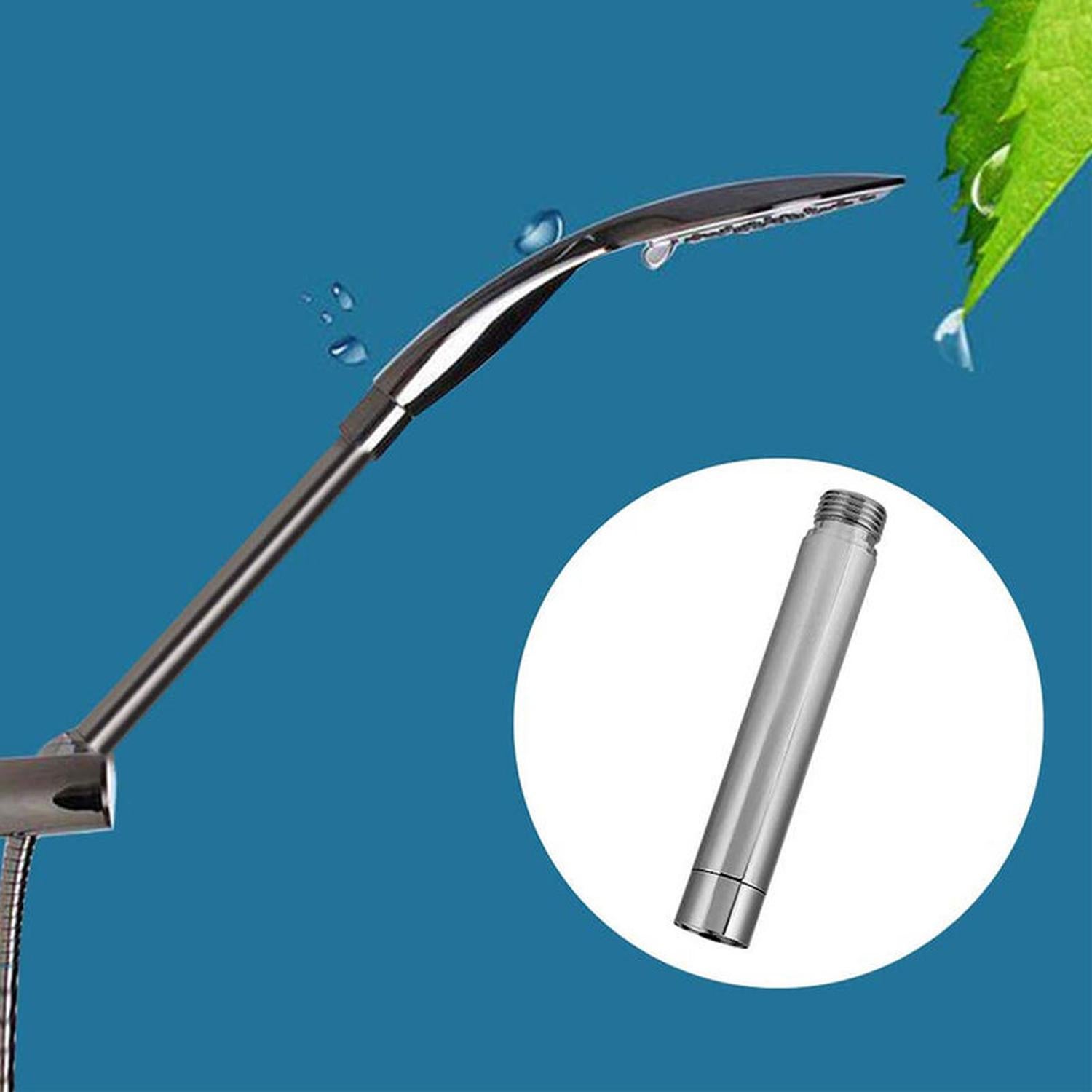 Extension de bras de douche, sortie d'eau d'extension de pommeau de douche abaisse le pommeau de douche existant, procédé de chromage - 4