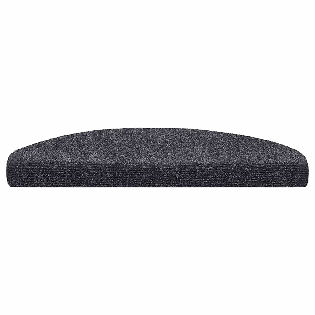 Tapis d'escalier autocollant 20 pcs | Paillasson d'escalier | Tapis de marche gris foncé 65x21x4 cm CFW848415 - 3
