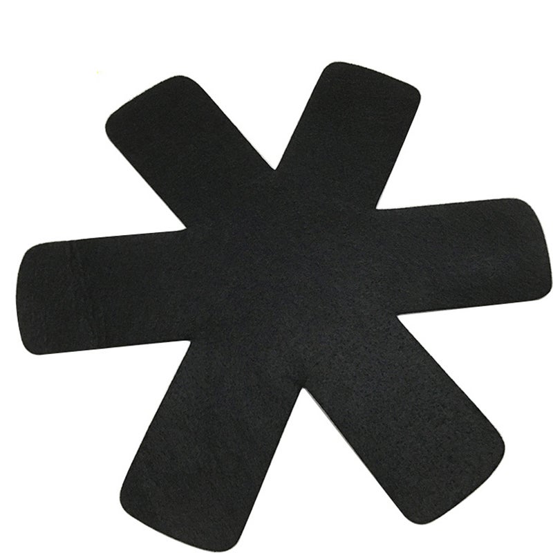 Set 6 Sottopentola Intrecciati In Cotone 20 Cm Con Supporto, Resistenti Al Calore, Antimacchia, Per Cucina - 4