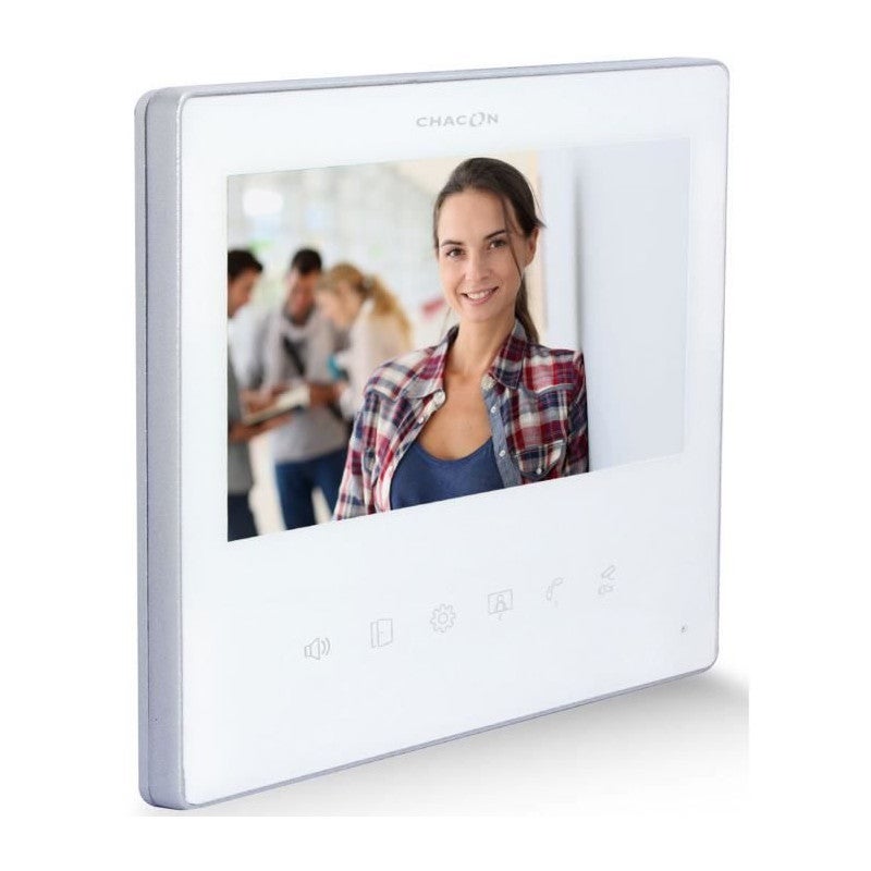 Videophone - CHACON - 2 fils - 7 - Blanc - Ultra Slim - 2