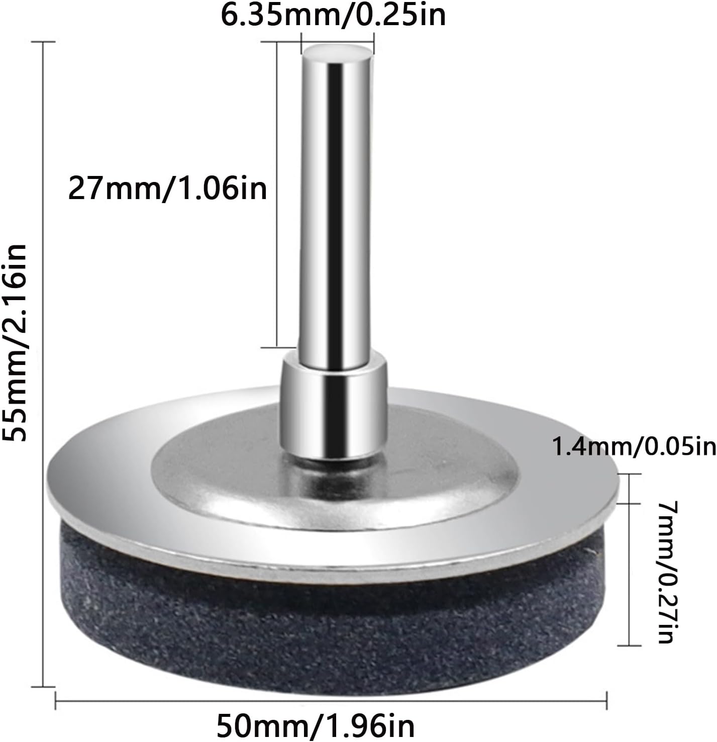 4 Pièces Affuteur Lame Tondeuse Affûteur de Lame Tondeuse À Gazon Affûteur de Tondeuse À Gazon 2 Pièces Bleues, 2 Pièces Noires Parfait - 3