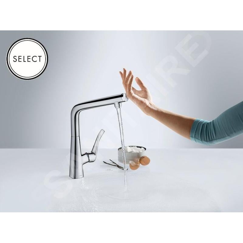 hansgrohe Metris Select Mitigeur monocommande de cuisine 260, 1jet, 14847000, 14847000, Colorazione: cromo - 4