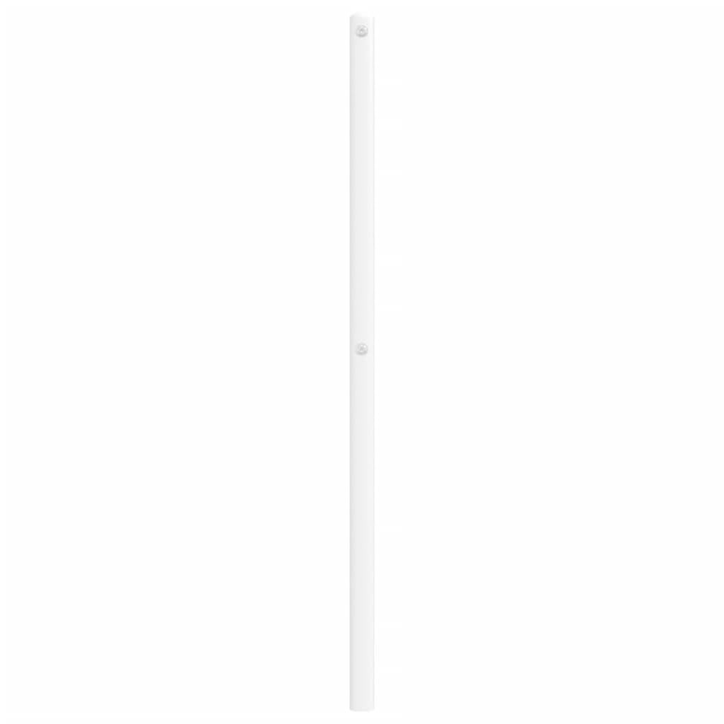 Tête de lit métal blanc 180cm - 5