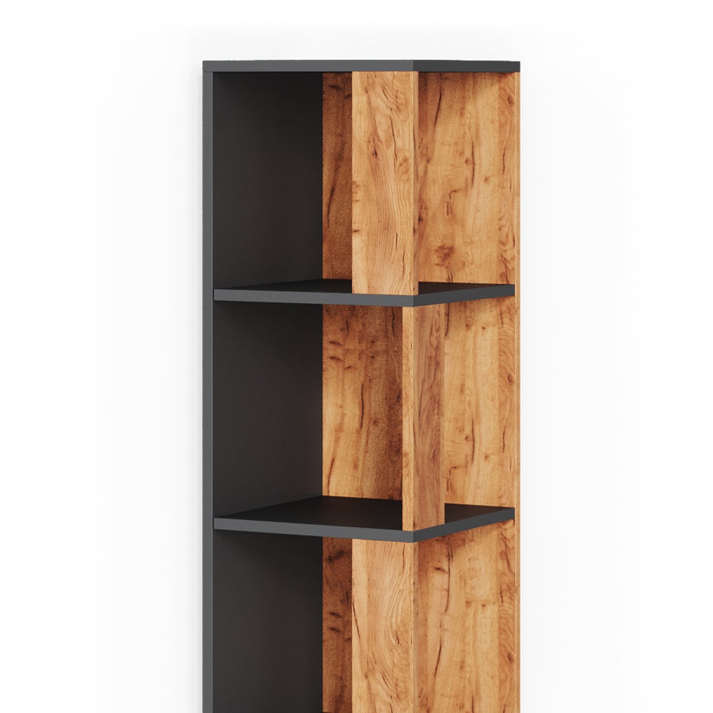 Vicco Prateleira de canto Lio, carvalho goldkraft, 33.3x162.2 cm - 6