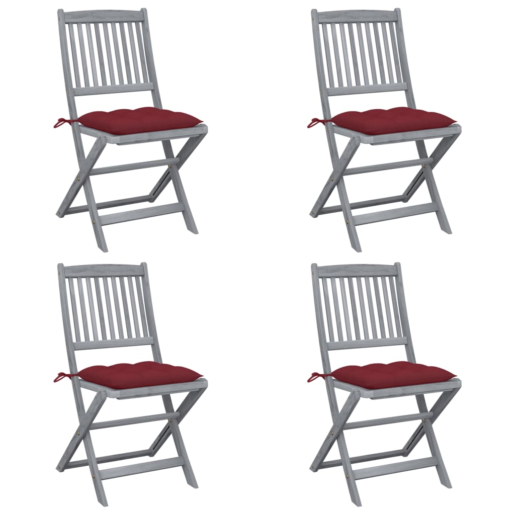 Maison Exclusive Chaises Pliables D Ext Rieur Lot De Et Coussins