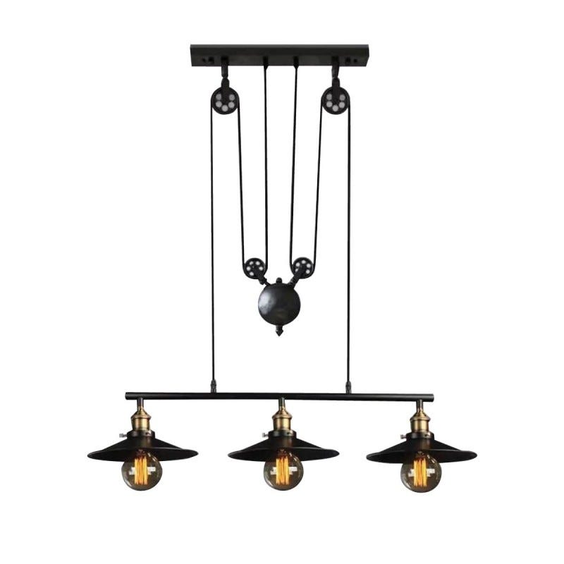 Lampada A Sospensione Industriale Retrò STOEX | Gabbia Metallica Nera | E27 | Lungo Cavo 1m