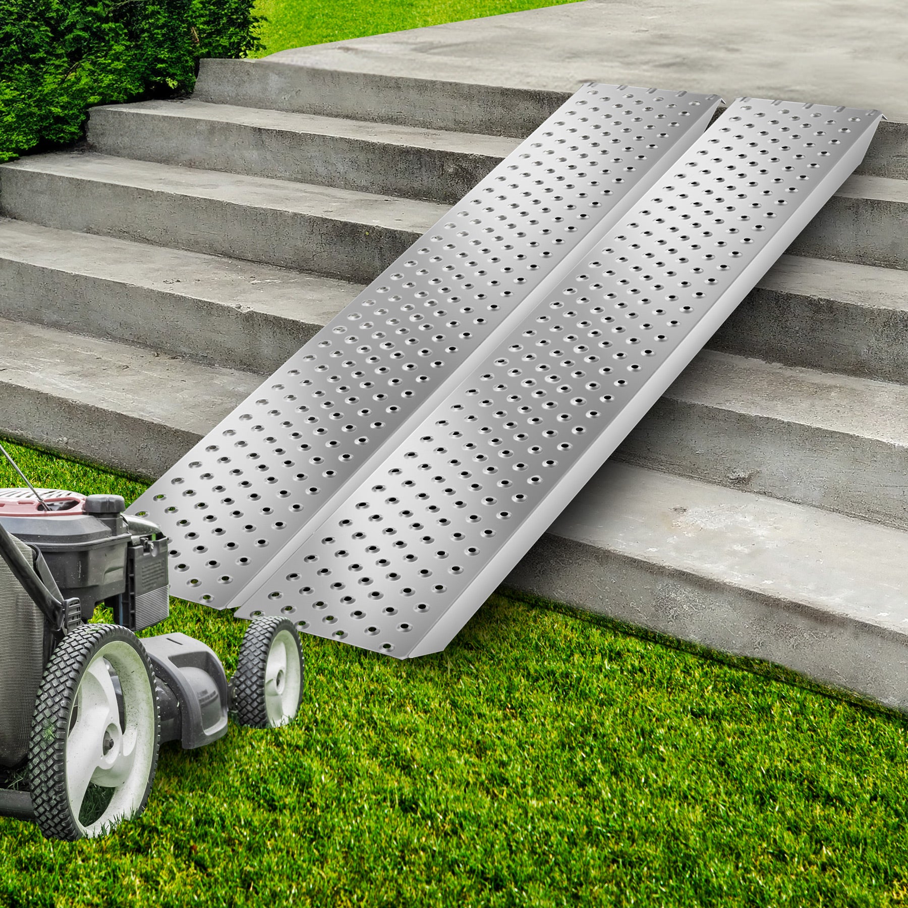 TECTAKE Rampas de carga Kit de 2 - 8