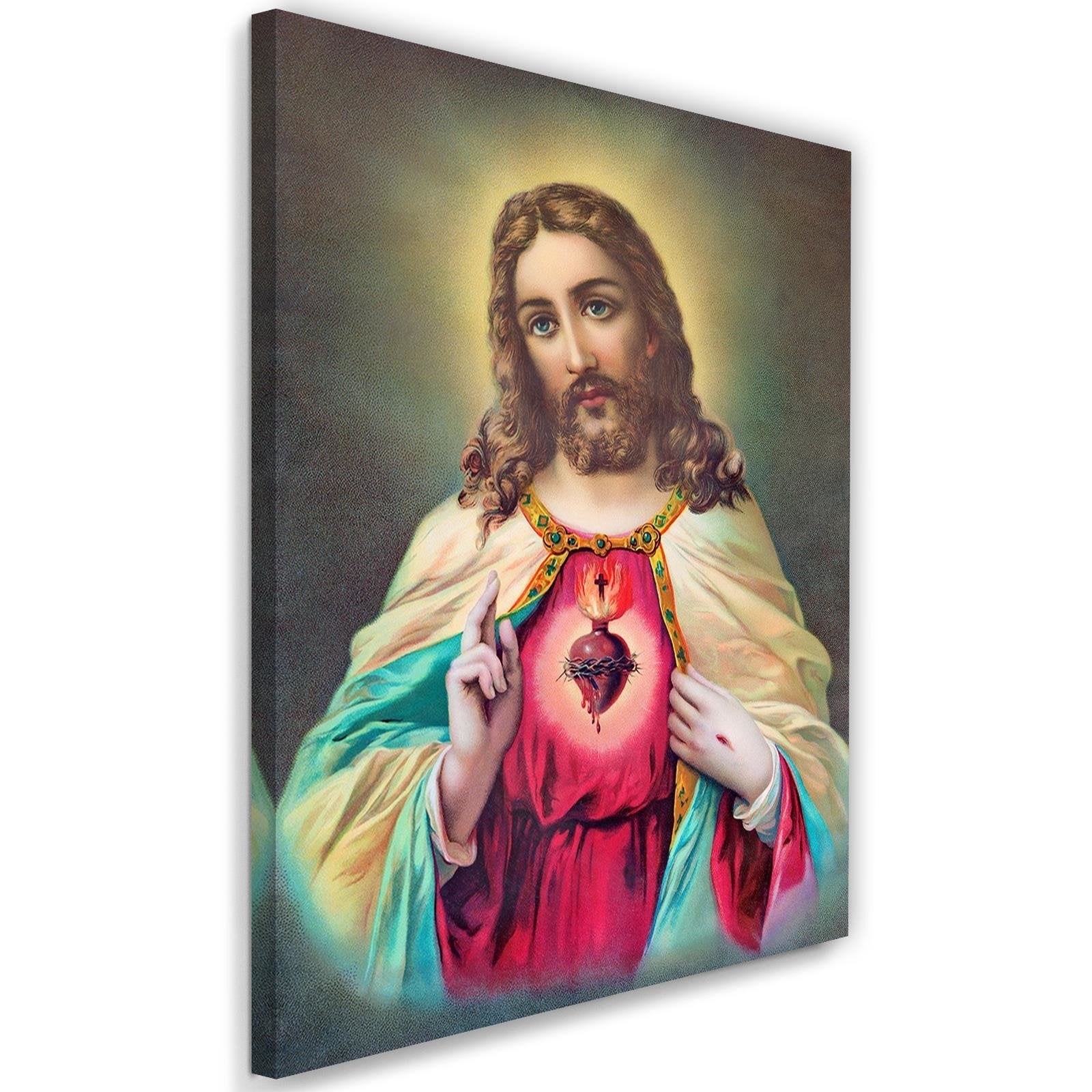Obraz na płótnie, Serce Jezusa Chrystusa 80x120