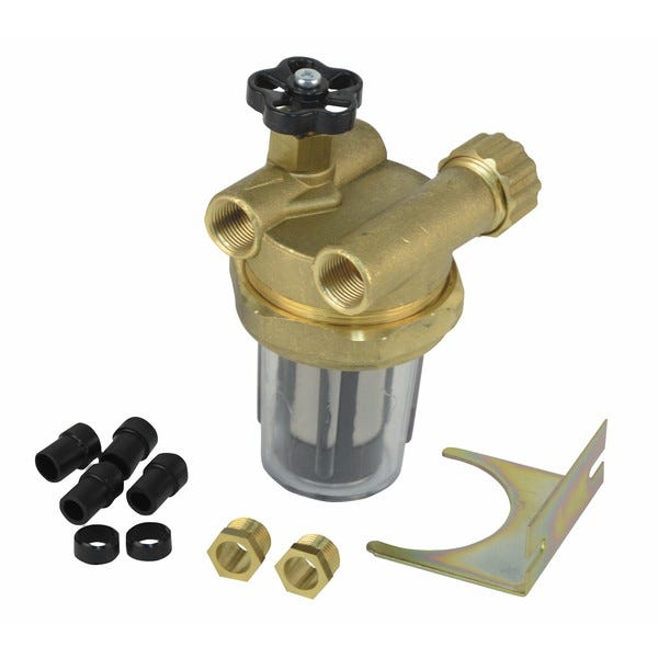 Filtre fioul à séparation d'air et raccords 3 MF 12X17-12X17 à prix mini - OVENTROP Réf.2142732 Filtre fioul à séparation d'air et raccords 3 MF 12X17-12X17 à prix mini - OVENTROP Réf.2142732