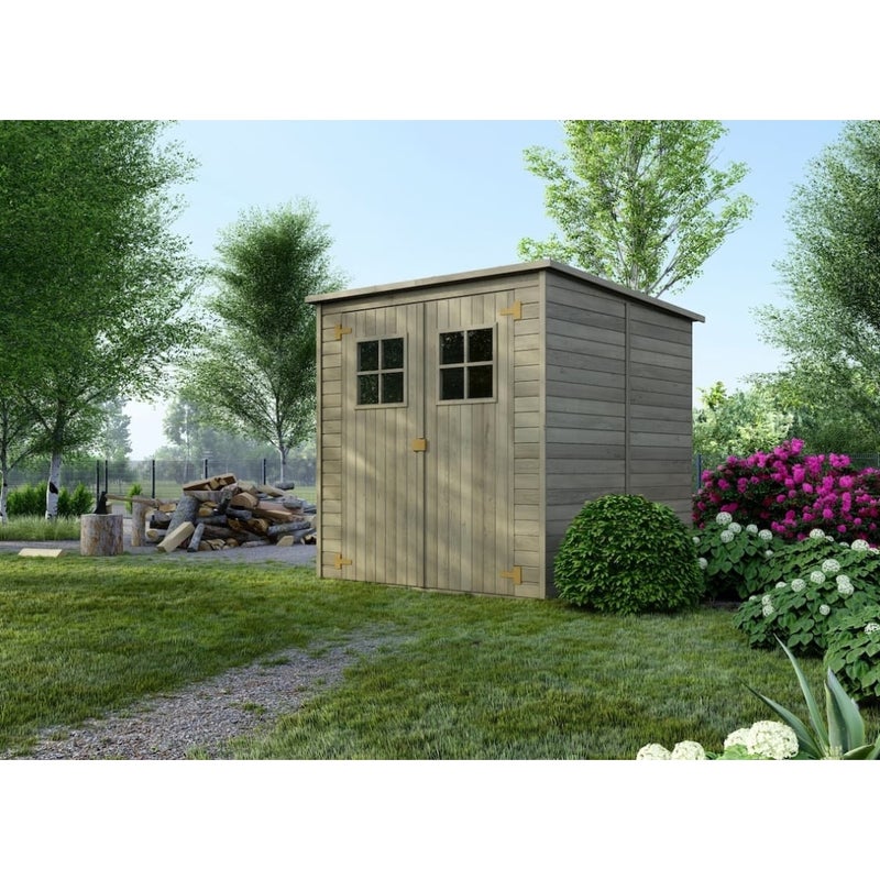 Domek ogrodowy ALTANKA 3,42 m2 - 1,90x1,80 m, drewniany, impregnowany, DOM10, 1szt.