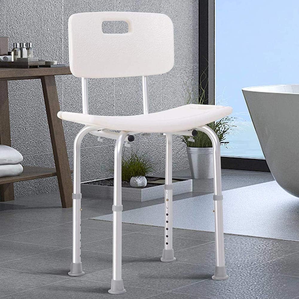 Sgabello da Doccia Altezze,Sedia da doccia per Anziani Bagno