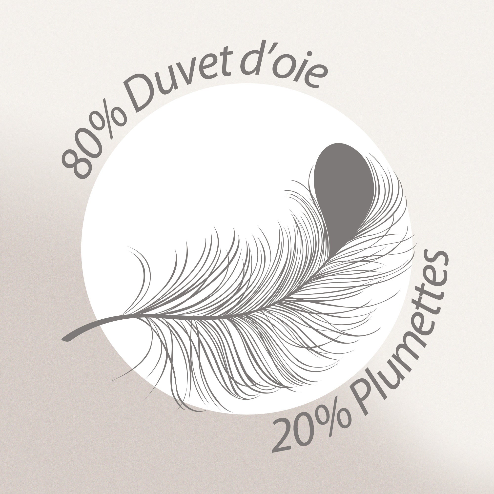 Couette 140x200 cm été CAP NORD garnissage naturel duvet d'oie 250 g/m2 - 9