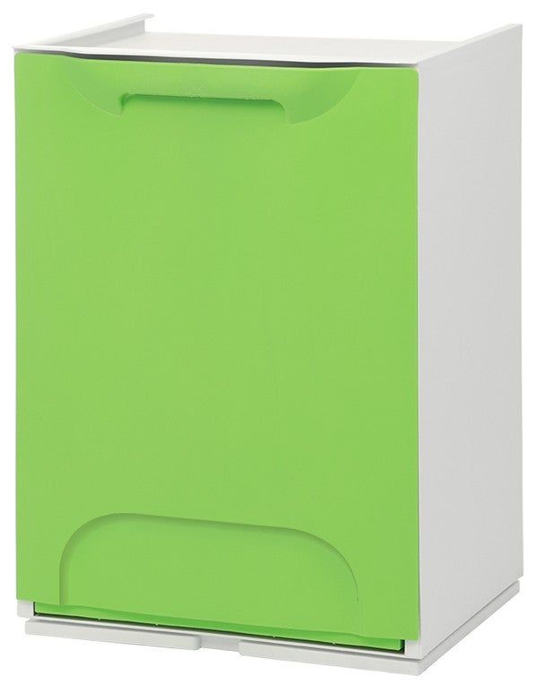 Cestino Gettacarte Pattumiera Bagno Mdf Canvas Bianco 26x20x20