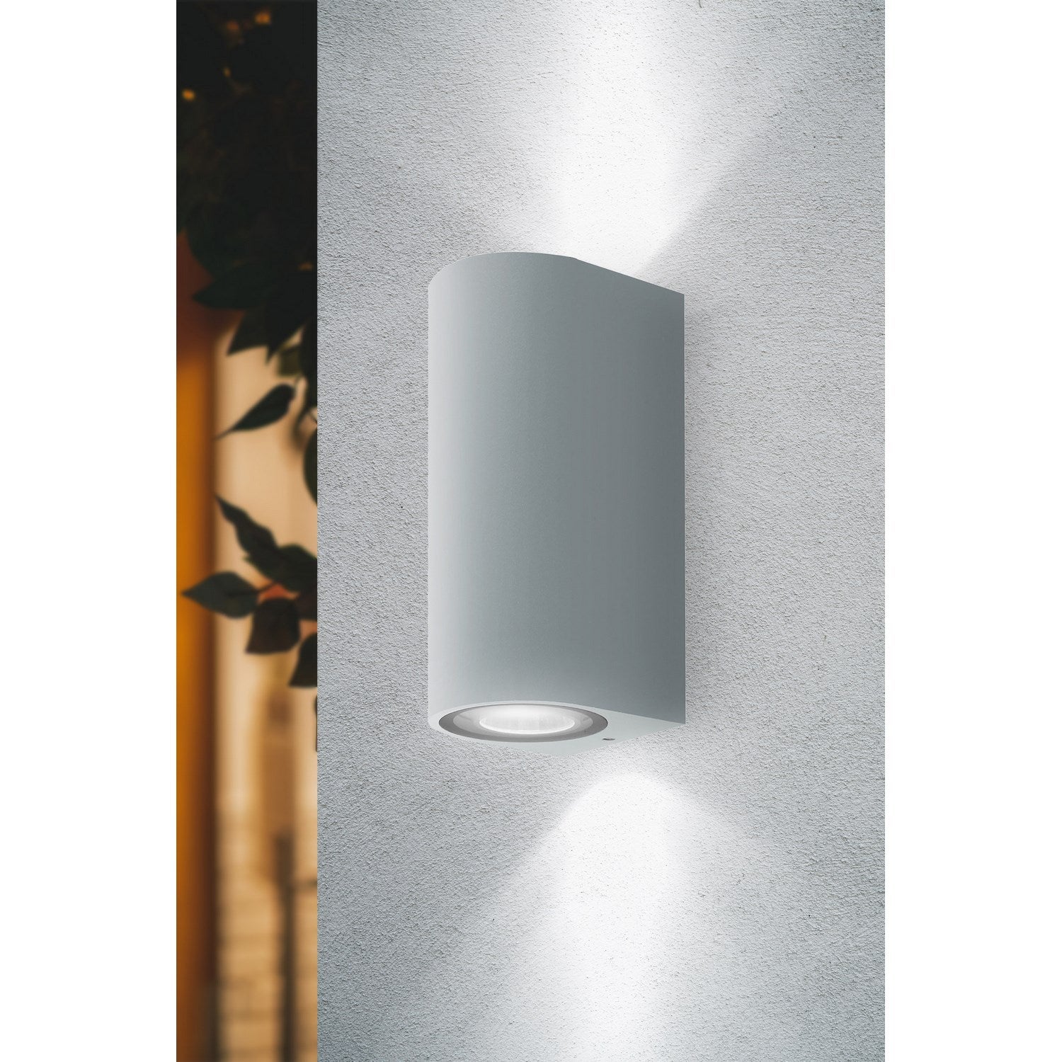 Applique LED murale à double faisceau couleur gris marine mod. Cordova 2 - 2