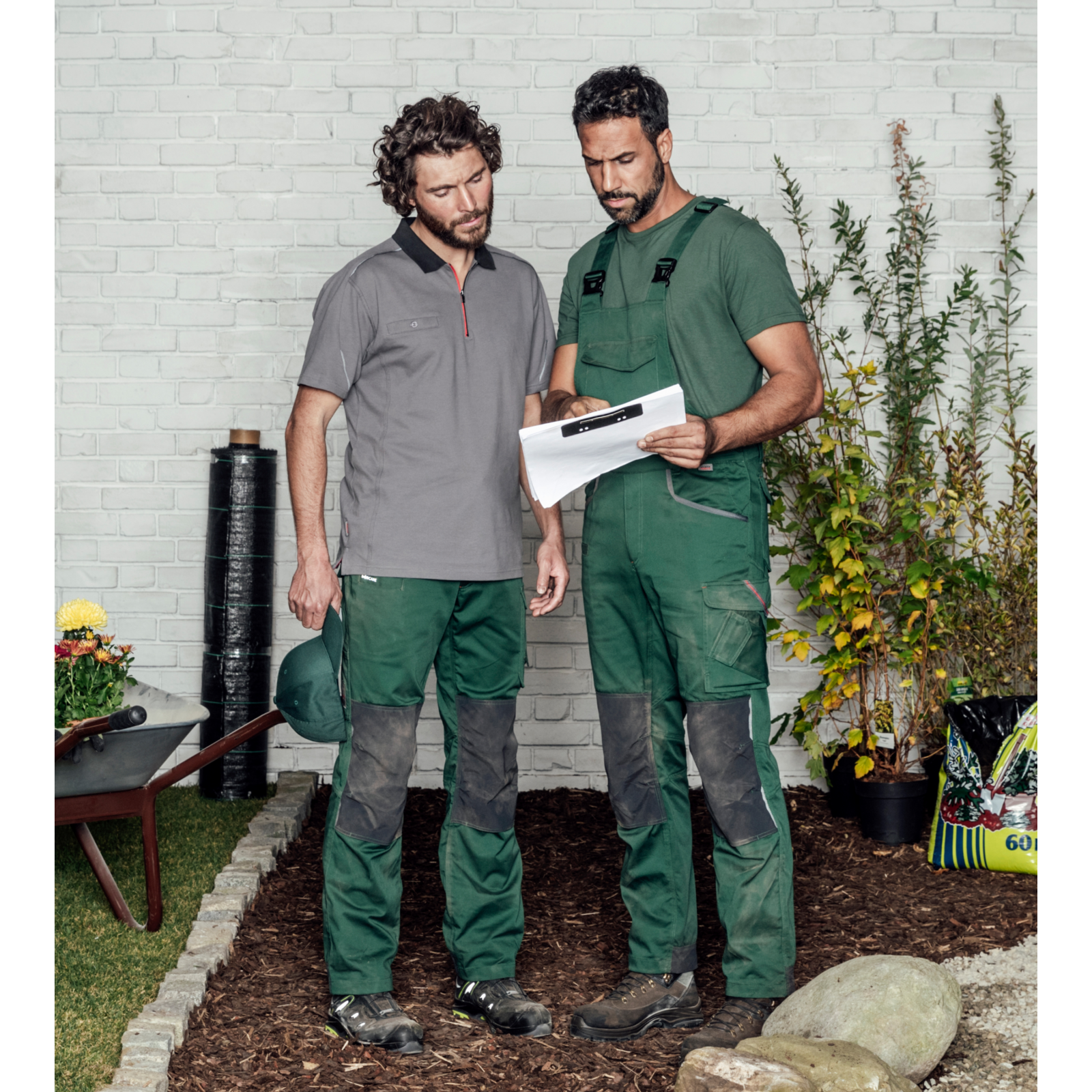 Polo de travail Stretch X Würth MODYF gris - 6
