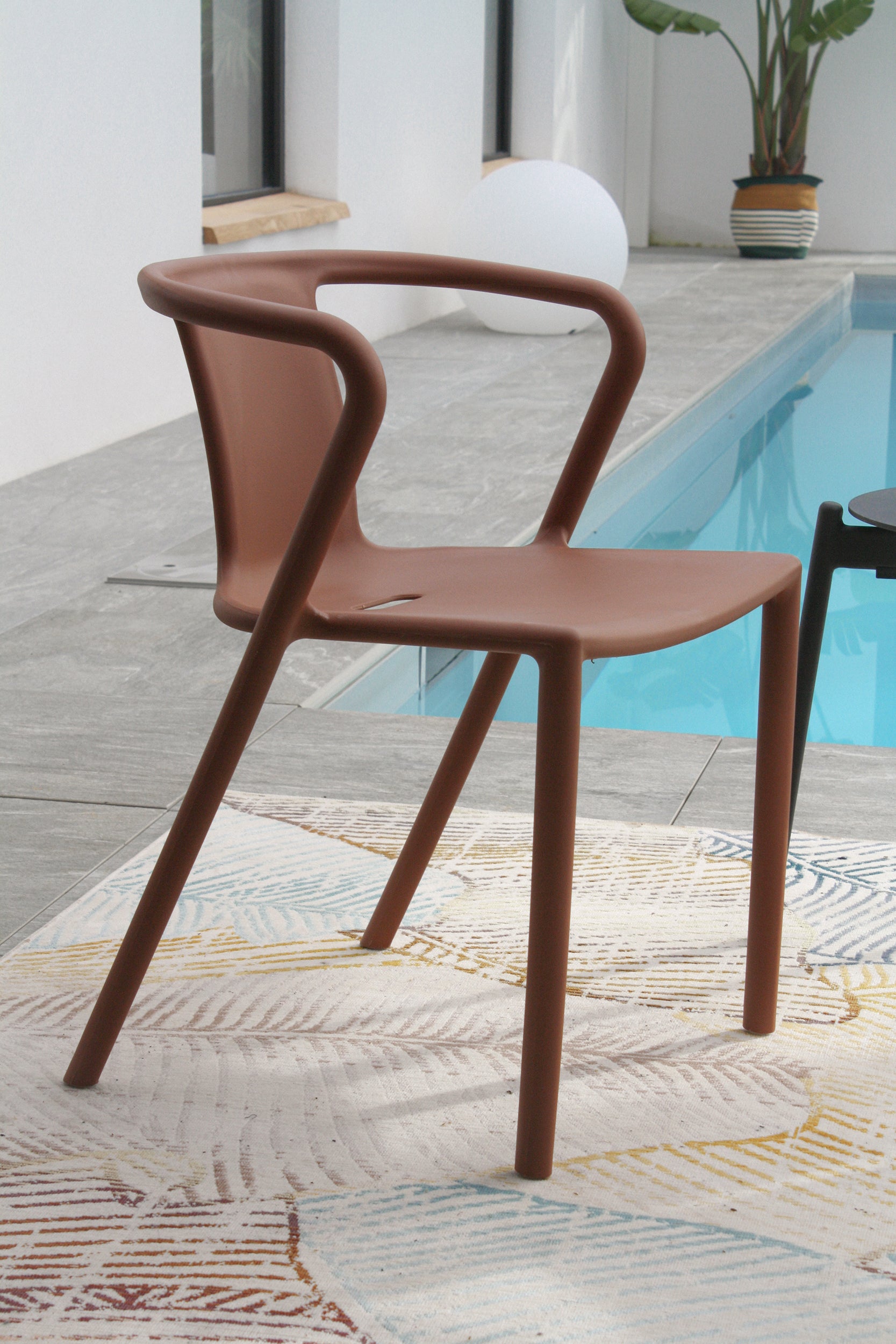 Poltrona de jardim empilhável em polipropileno DIEGO - CITY GARDEN - 8