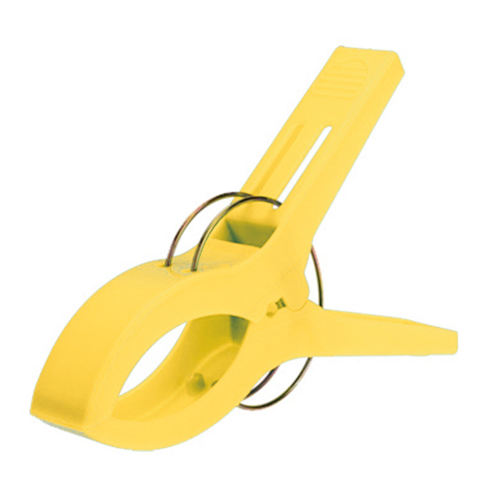 Set 4 mollette antivento in plastica per fissaggio telo mare / Celeste