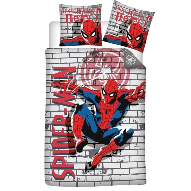 Parure de lit réversible Spiderman - 140 cm x 200 cm
