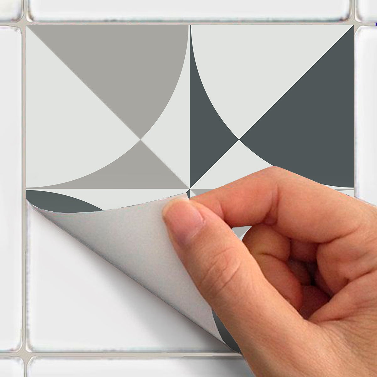 9 adesivi piastrelle di cemento azulejos emilio - Sticker adesivo - adesivi murali - 9stickers15x15cm - 4