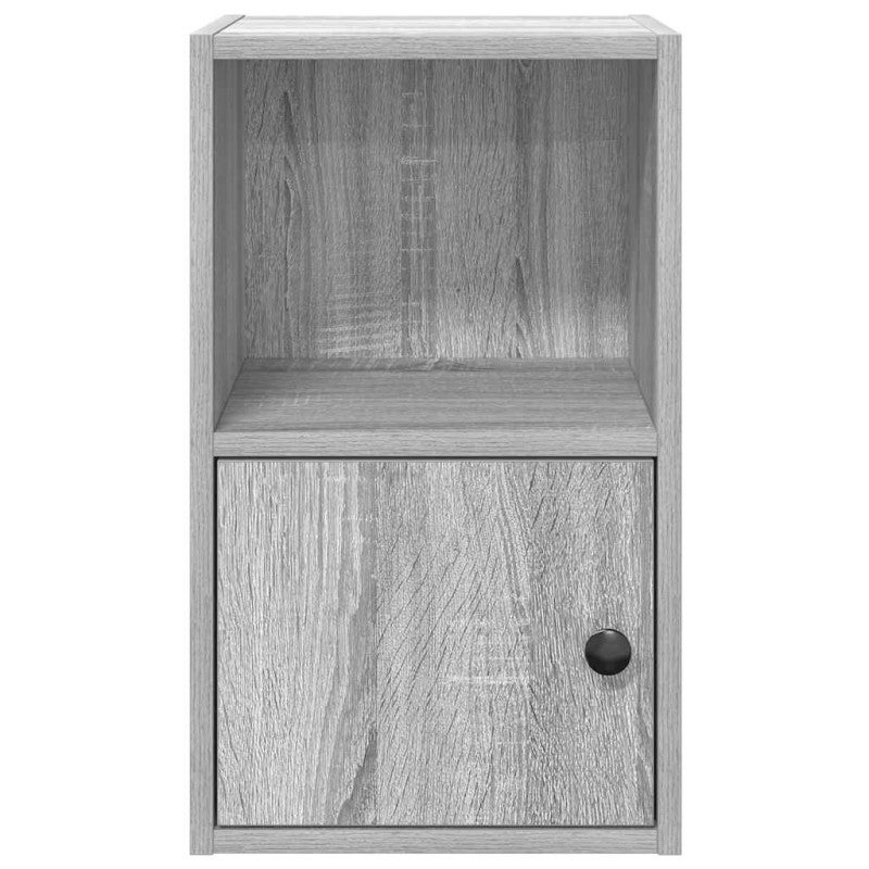 Bibliothèque sonoma gris 31x24x52 cm bois d ingénierie - 5
