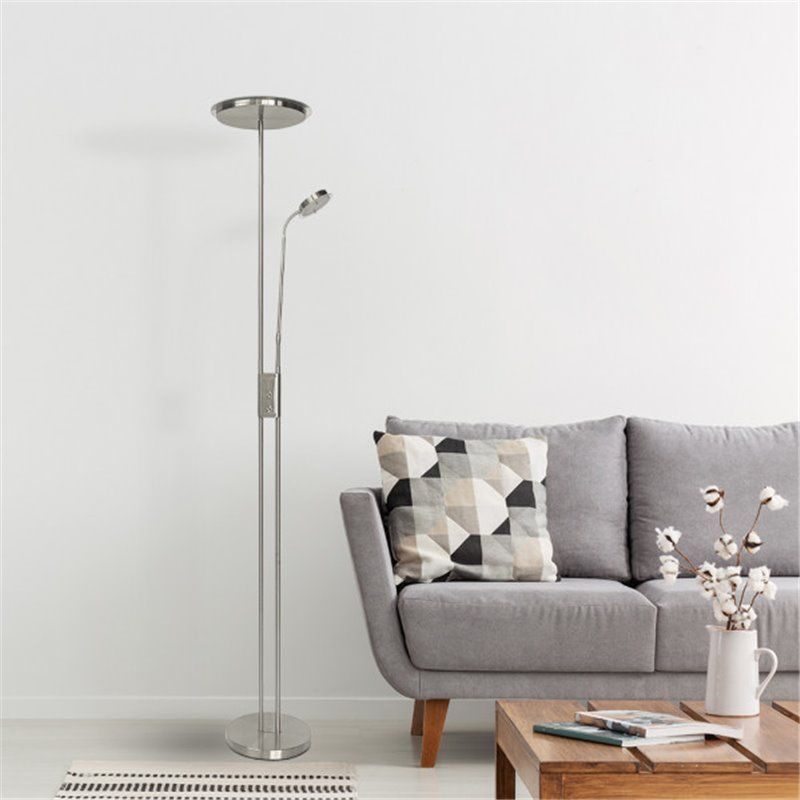 Foot Of Salon ANTARES nichel con doppia illuminazione FABRILAMP - 5