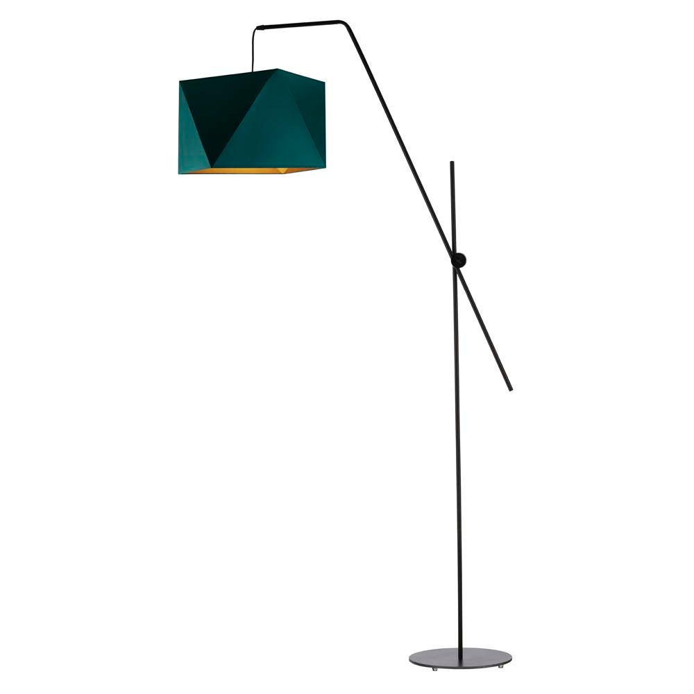 Lampa stojąca podłogowa przegubowa regulowana z abażurem diament MODERN