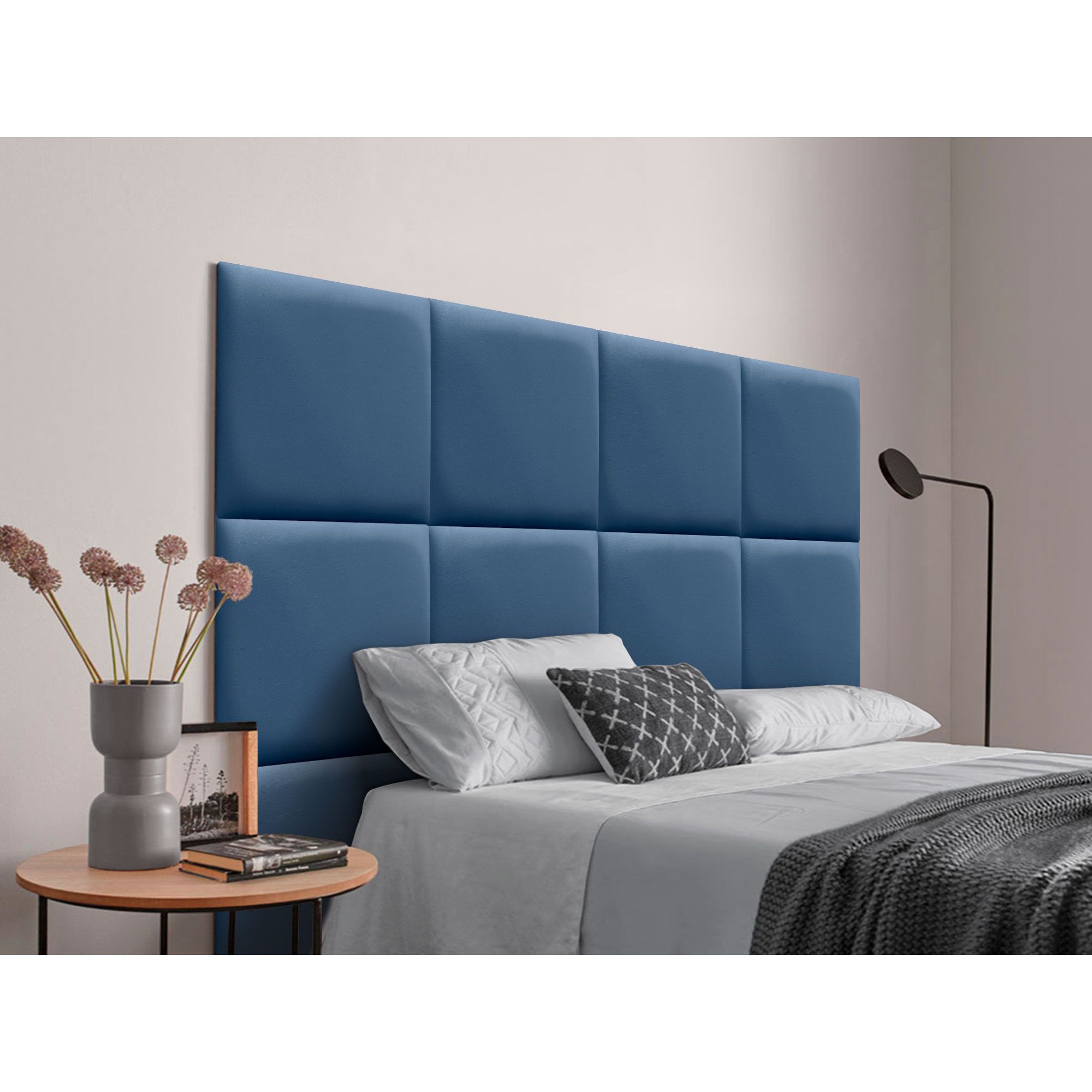 DHOME Testata in similpelle o tessuto AQUALINE Testata imbottita liscia Testata letto di lusso (Similpelle Nero, 150cm (Lits 150/160 DHOME Testata in similpelle o tessuto AQUALINE Testata imbottita liscia Testata letto di lusso (Similpelle Nero, 150cm (Lits 150/160