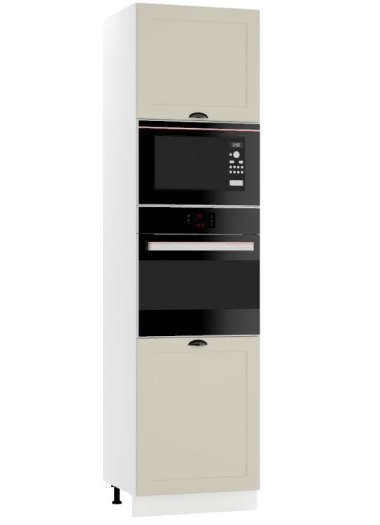 Szafka pod piekarnik i mikrofalę 60 ADELE D60 PK MV/2333 P/L beżowy mat