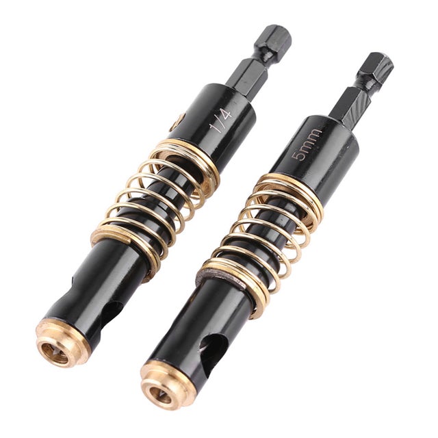 Profesjonalne wiertła do centrowania zawiasów drzwiowych (5 mm i 1/4 cala)