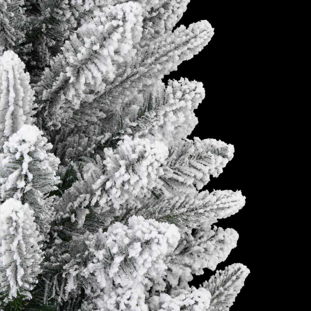 Árvore de Natal | Árvore de festas artificial com neve PVC & PE 210 cm CFW563842 - 6
