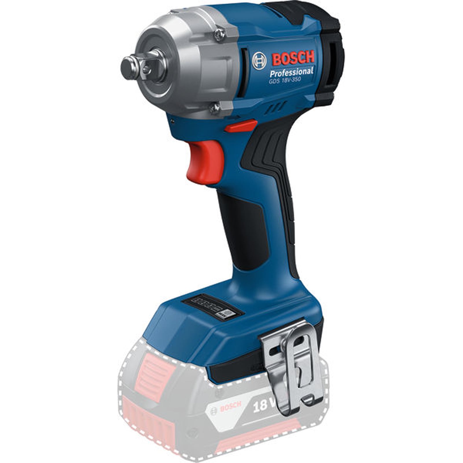 Bosch Akumulatorowa Zakrętarka Udarowa GDS 18V-350 Solo w L-Boxx - 06019M5000