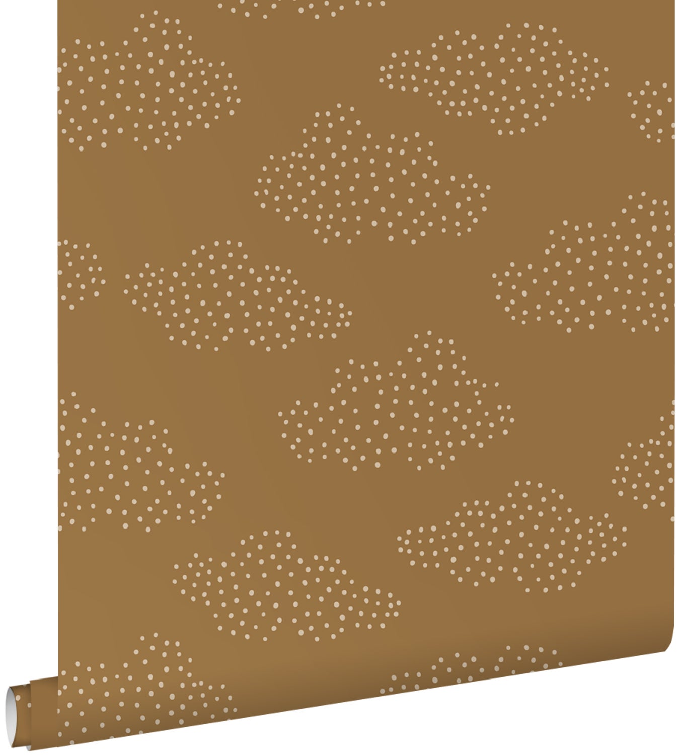Tapeta chmury ochry żółtejIbeżowym - 50 x 900 cm - ESTAHOME