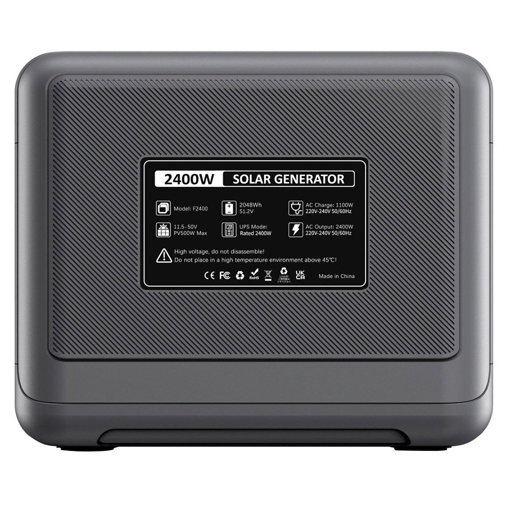 Station d'Énergie Portable FOSSiBOT F2400 2400W, 2048Wh LiFePO4, 16 Sorties - Vert - 3