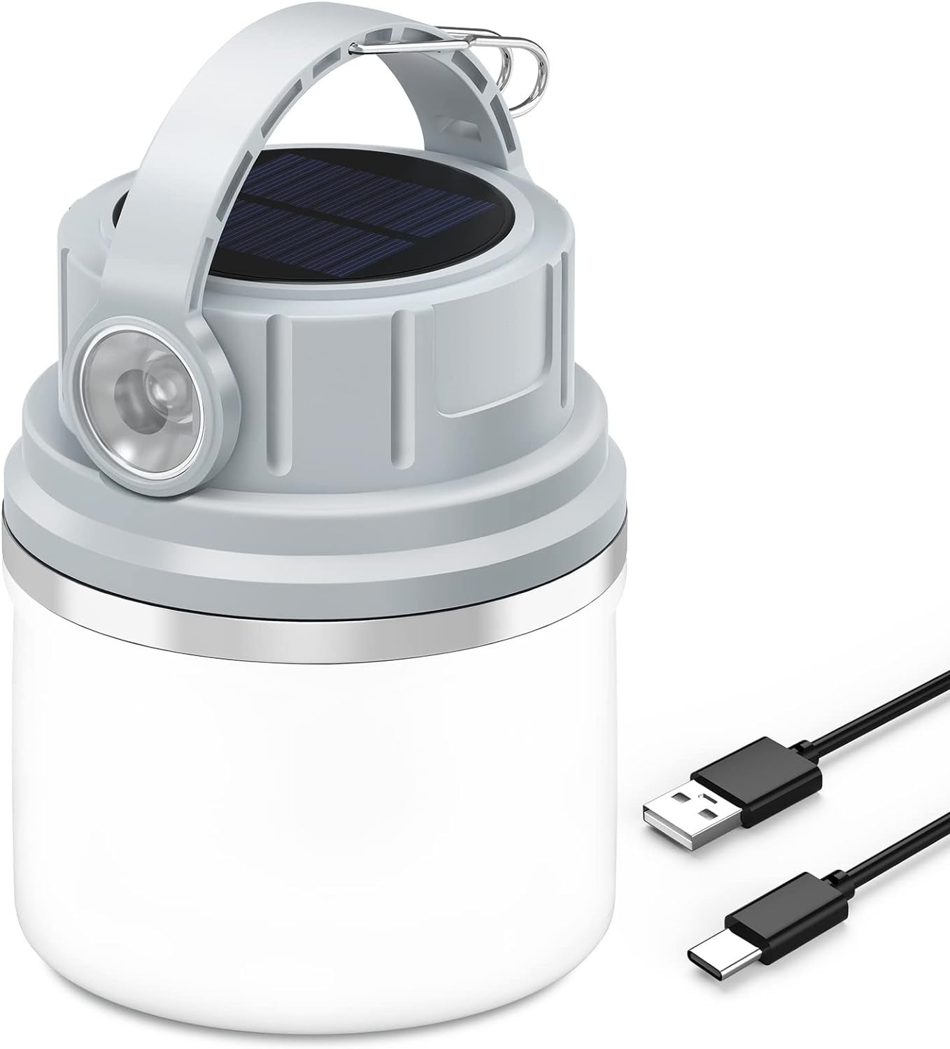 Lampa kempingowa LED Lampa kempingowa solarna ładowana przez USB tryby jasności Wodoszczelne przenośne oświetlenie kempingowe biwakowania wędkowania