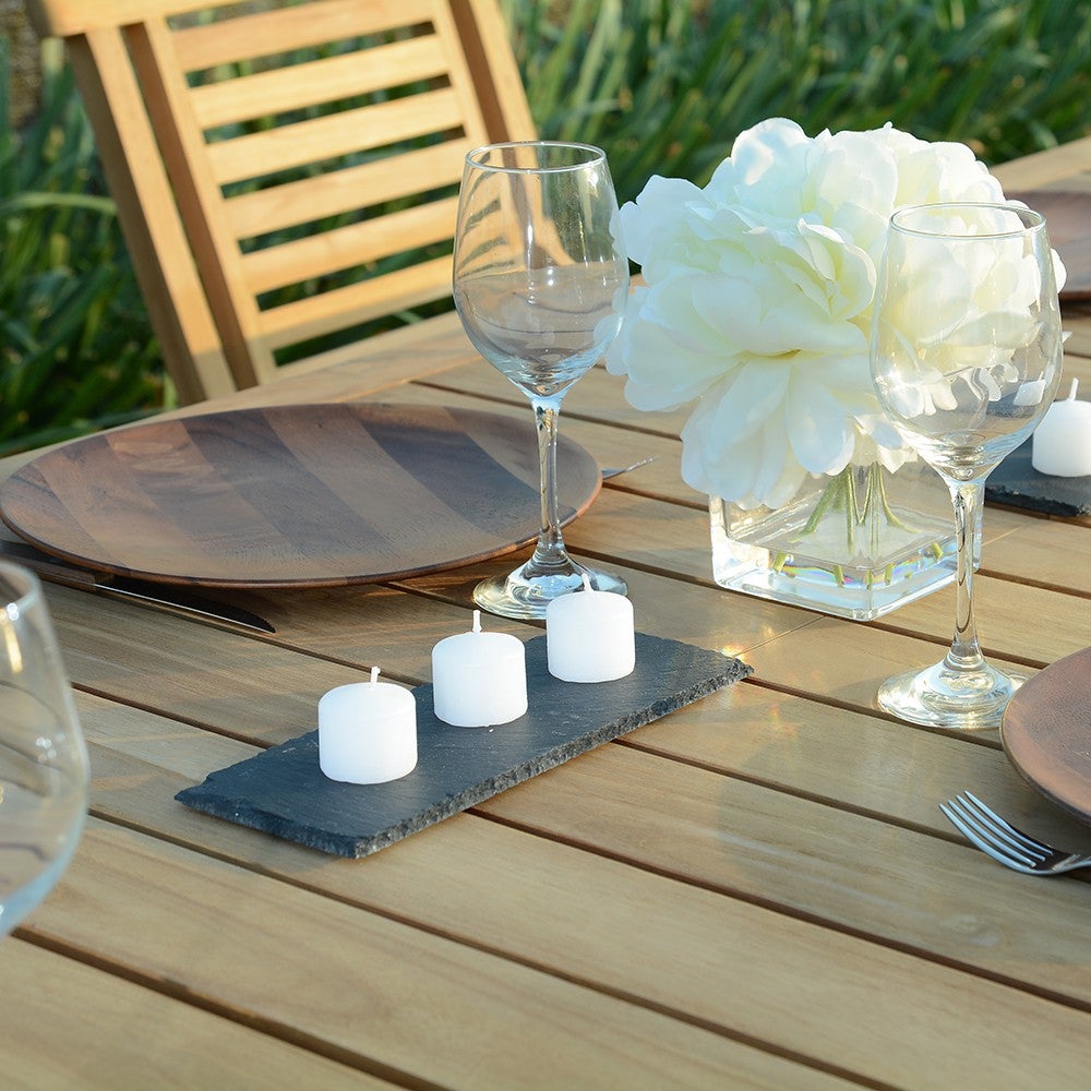 Tavolo allungabile in teak massiccio Constantine 174/234 x100 cm - 4