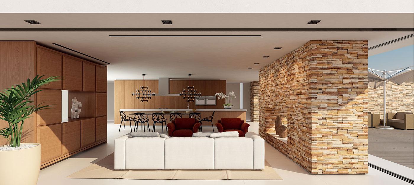 Pietre D'Arredo, Sakar Ambra revêtement type pierre reconstituée | Multiformat irrégulier | Unité de vente 1 box de 0,50 M2 | Fabriqué en Italie - 2