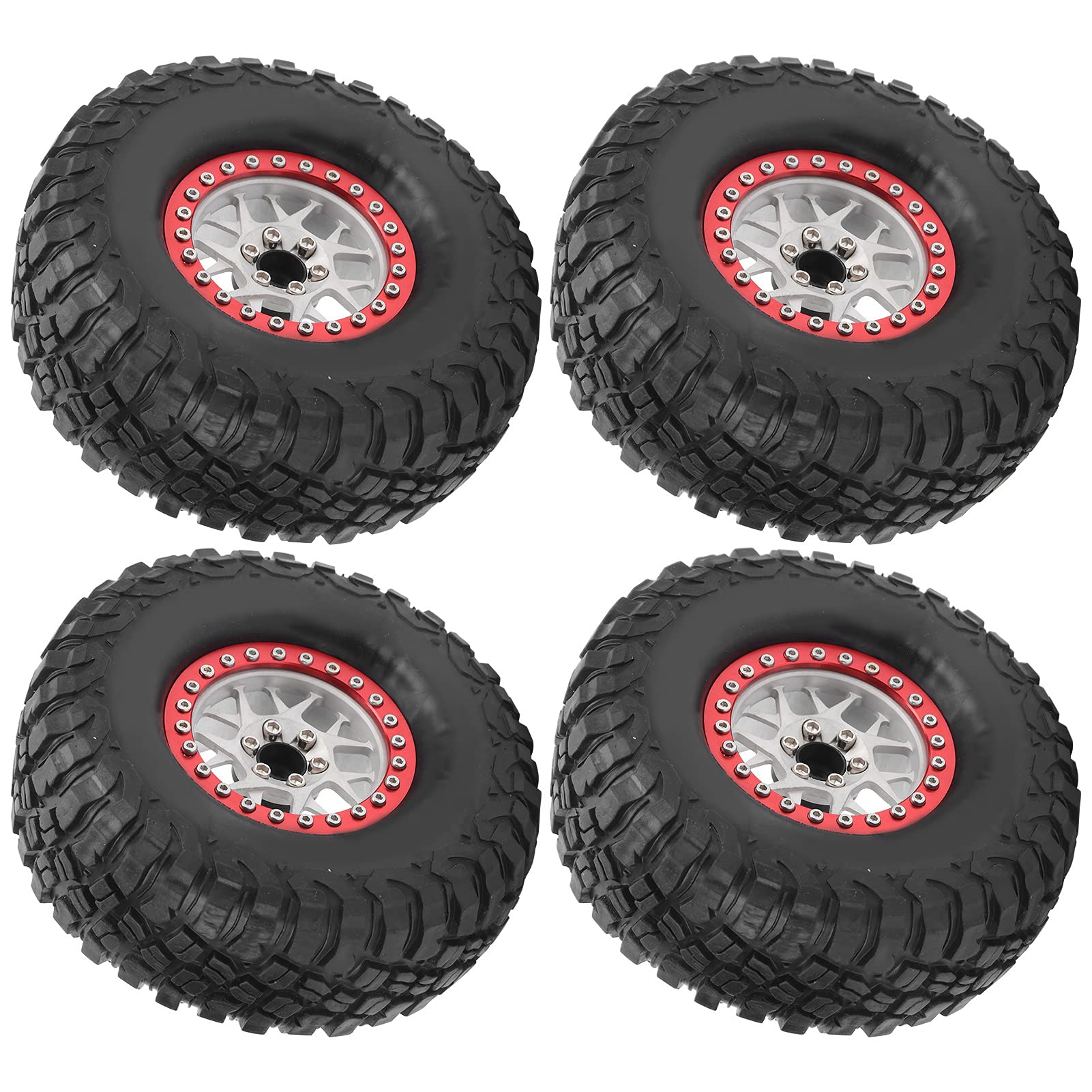 Jante de roue Beadlock en métal RC de 2.2 pouces, pour pneus 1/10 RC