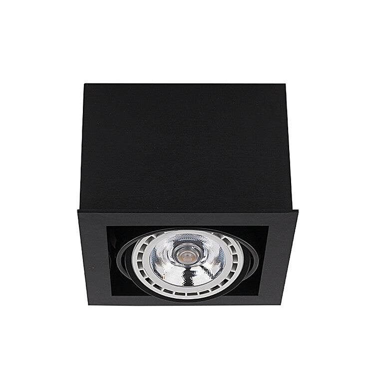 Lampa wisząca Box czarna 1xES111x15W wym: 19 x 19 cm metal Nowodvorski Lighting