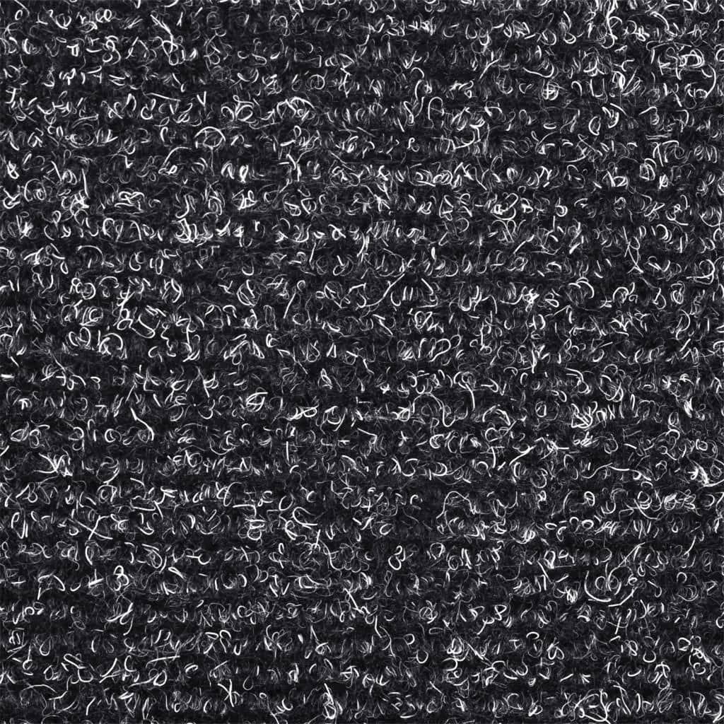 Tapis d'escalier auto-adhésif 15 pcs 56x17x3 cm Gris foncé - 7