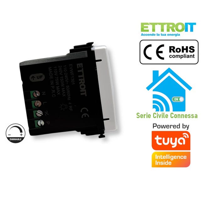 Dimmer Luce Senza Fili Tedeligo - Telecomando Per LED E Alogene, 10W-150W, 220V - Foto 9